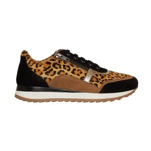 Myra Shoes Velocity Sneaker Size 9 Leather Slip-on Leopard print NEW
